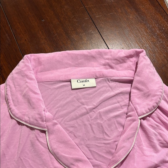 Comfrt Luna Lounge PJ Pajamas 2 Piece Set Comfy Limited Edition Pink MEDIUM - Picture 5 of 7